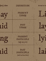 hallenging Verbs: Lie/Lay